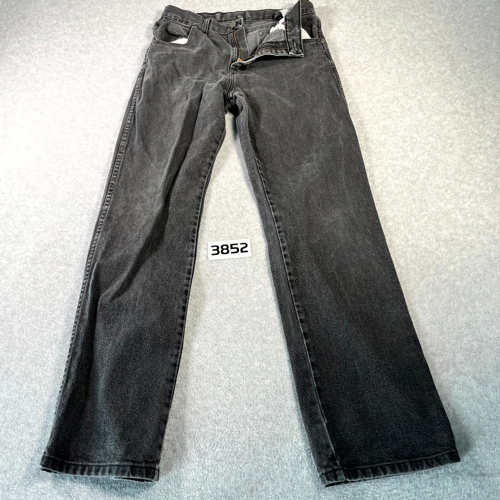 Wrangler Cowboy Cut Original Fit Jeans Womens 16 Gray Dark Wash Straight Leg